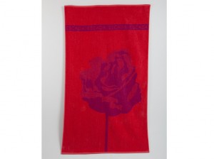 Escada_Beachtowel_SingleFlower_red